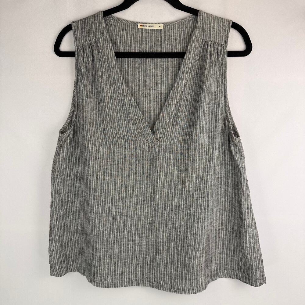 Marine Layer Tory Stripe Tank Top Size M